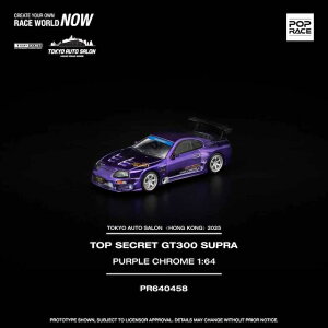 PR640-458 TOP SECRET GT300 SUPRA TOKYO AUTO SALON�qHONG KONG�r2025 POP RACE