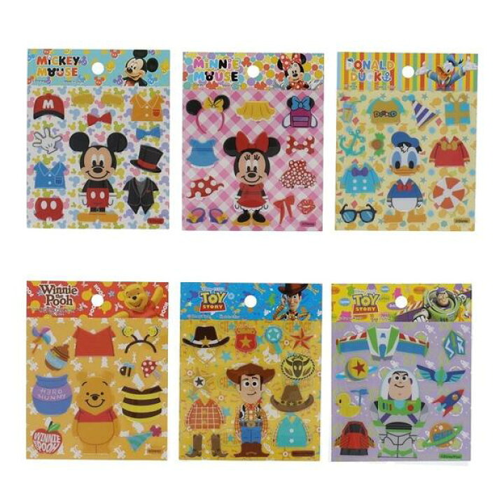 楽天市場 ディズニー シール 着せ替えシール ディズニーアソート 50枚セット おもちゃ グッズ 景品 粗品 着せ替え 子供会 縁日 お祭り イベント 販促品 ランチ景品 おまけ セット まとめ買い 男の子 女の子 小分け キャラクター ミッキー ミニー トイトイ