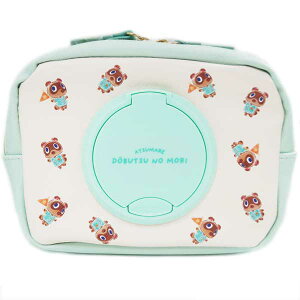 【どうぶつの森】【ポーチ】サンスター文具 seepo PUSH あつまれ どうぶつの森 全2種 【ピンク グリーン】