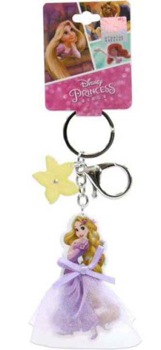 楽天市場 キーホルダー メール便可 プリンセス ゴージャスドレスキーホルダー ラプンツェル トイトイ おもちゃ 景品 雑貨店