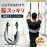 ぶら下がり ベルト 腰 ストレッチ 牽引ベルト 懸垂 補助 サポートベルト 耐荷重250kg 高強度フック ハン…