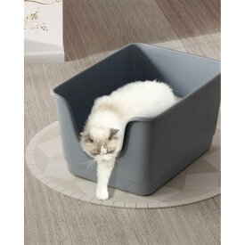 猫ネコ ねこ用 トイレ 猫トイレ ねこトイレ 大容量 大きめ 大型 大型ネコ 飛び散らない
