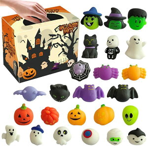 24個 ハロウィン もち スクイーズ おもちゃ ハロウィン 飾り パーティーグッズ 子供用 パンプキン ゴースト 不安おもちゃ もち おもちゃ ストレス解消 ハロウィン おやつ グッズ バッグ 教室