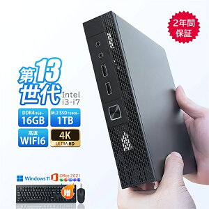 �y2026�V�o��Eoffice2024�t���E2�N�ۏ؁z�~�jPC minipc �f�X�N�g�b�v�p�\�R�� PC ���^ �p�\�R�� �ŐV Windows11 Office�t�� �C���e�� Core i3-4130~i7-13650HX ������ DDR4 8GB 16GB M.2NVMe SSD 128GB~1TB �����ݒ�� ���y