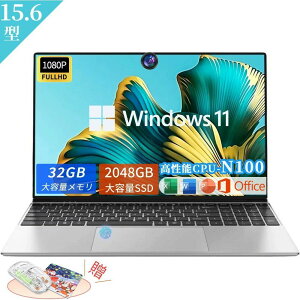 _officetE3Nۏ؁^m[gp\R officet ݒς Windows11 wF 15.6C` tHDt PC office2021 ŐV^N100CPU 3.4GHz 7nm 4RA \32GB DDR4 2TB SSD WEBJ  Bluetoo