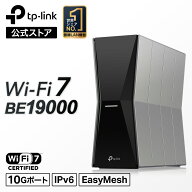 TP-Link 究極WiFi7 超高速 無線LAN WiFiルーター 6GHz対応BE19000 10G WAN+10G LAN 11520(6GHz)+5760(5GH…