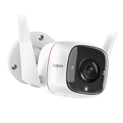 屋外ネットワークカメラWiFiと有線LAN対応IP66防水MicroSD対応1296p300万画素最大30mナイトビジョン動作検知双方向通話3年保証TapoC310
