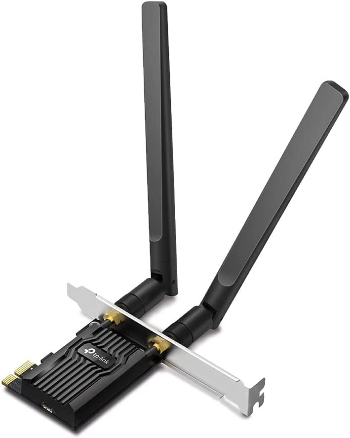 TP-Link 高速Wi-Fi6 無線LAN 子機 USB AX1800 1201Mbps (5GHz)   574Mbps (2.4GHz) Wi-Fi 6 Bluetooth 5.2 PCIeアダプター 外部アンテナ搭載 WPA3対応 802.11 ax ac a b g n規格 メーカー保証3年 Archer TX20E