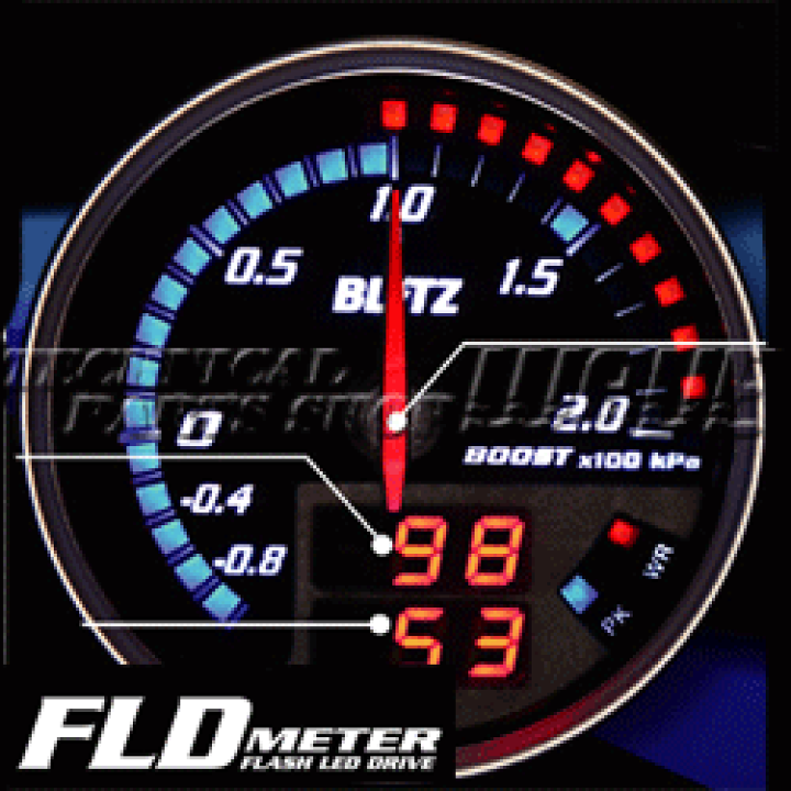 ■BLITZ ブリッツ FLD メーター タコメーター 【15202】【smtb-k】【kb】 画像はサンプルです。 | パーツショップWAVE楽天市場店