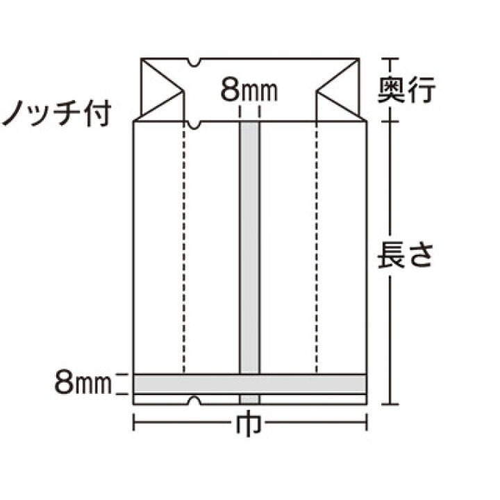 楽天市場】福助工業 合掌ガゼット袋 GTN(ナイロンタイプ） No.47 （1 