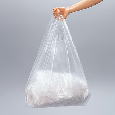 福助工業 レジ袋式ゴミ袋 20リットル用 半透明（1ケース50袋） | テンポアップ