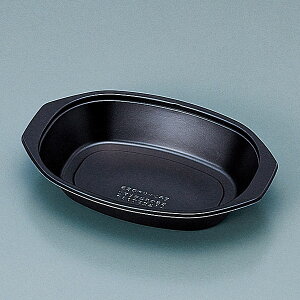 福助工業 使い捨て弁当箱・惣菜・仕出し容器 フルレンジ TR-160H 黒 (1ケース800枚)