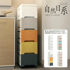 スリム ストッカー 幅15cm 幅18cm すき間収納 スリムストッカー ストレージ 洗面所 収納 引出し キッチン 隙間収納 収納ラック サニタリー