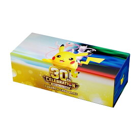 ポケモンカードゲーム ロングカードボックス 30th CELEBRATION 未開封品 ポケカ 30周年 カードボックス 収納 ピカチュウ ミュウ ミュウツー サプライ