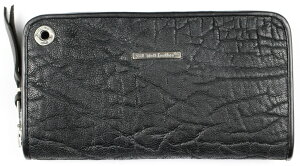 Bill Wall Leather [-Zipper / Elephant- Black]