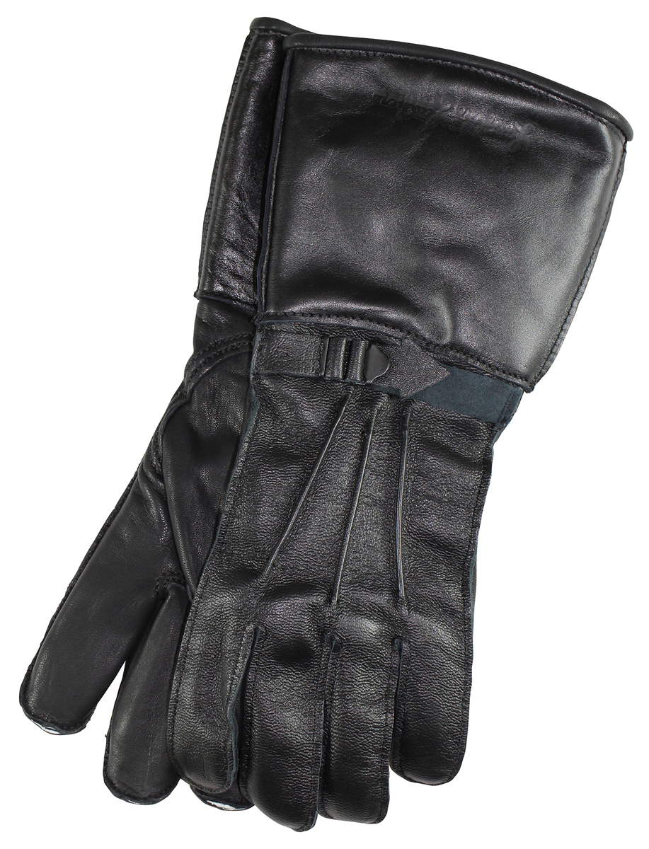 ラングリッツレザーズ チャーチルグローブ メンズ レディース ガントレット ブラックゴート×ブラックディア Langlitz 2021人気特価 Leathers×Churchill Glove DEER size.S 全商品オープニング価格 -Gauntlet- L M XL GOATxBLACK BLACK