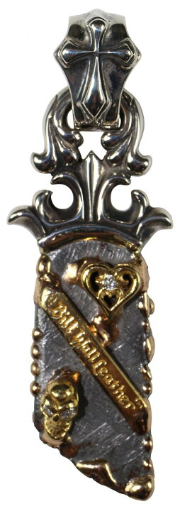 楽天市場】Bill Wall Leather[-Meteorite Pendant w/18K Gold Overlay 