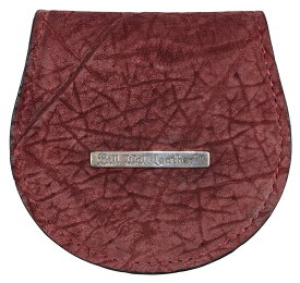 Bill Wall Leather [-Coin Slider / Hippopotamus- Red]