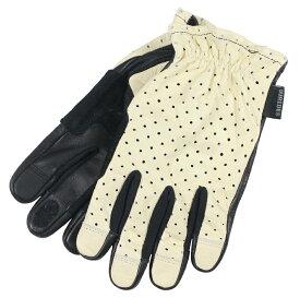 WESTRIDE [-PUNCHING LEATHER GLOVE- CRM size.S,M,L,XL]