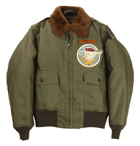 BUZZ RICKSON'S [JACKET, FLYING, INTERMEDIATE TYPE B-10 ROUGH WEAR CLOTHING CO. 587th BOMB.SQ. BRIDGE BUSTERS size.36,38,40,42,44]
