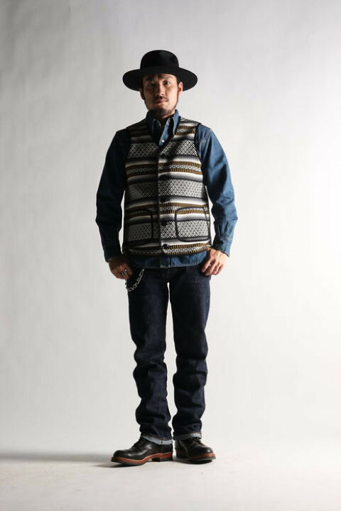 楽天市場】WESTRIDE [-MEXICAN RUG VEST- MEXICAN RUG size.34,36,38 