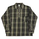 WAREHOUSE & CO. ["Lot 3063 WPA ONE POCKET PULLOVER SHIRTS ネル(チェック)" グリーン size.36,38,40,42]