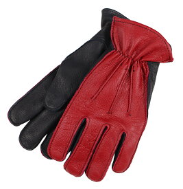 Langlitz Leathers × Churchill Glove [-All Seasons Glove- RD×BK size.S,M,L,XL]