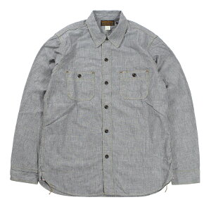 FREEWHEELERS & CO. [Neal SHIRT #2613002 WHITE PEPPER CHAMBRAY size.14,15,16,17,17 1/2,18]