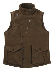 FREEWHEELERS & CO. ["WINTER AVIATORS' VEST" #2531006 DARK RED BEIGE size.34,36,38,40,42,44]