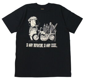 WESTRIDE [-S/S TEE : INSPIRATIONS- BLK size.34,36,38,40,42,44]