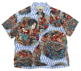 SUN SURF [歌川国芳 SPECIAL EDITION “通俗水滸伝豪傑百八人之一個” BLUE size.S,M,L,XL]