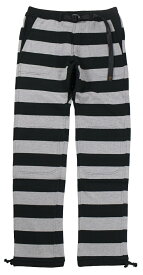 WESTRIDE [-BORDER LONG PANTS- BLK×H.GRY w.28,30,32,34,36,38]