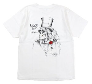 STANLEY MOUSE × MOM & POP [-GOOD DAY TO DIE- WHITE size.36,38,40,42]
