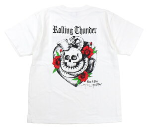 STANLEY MOUSE × MOM & POP [-ROLLING THUNDER- WHITE size.36,38,40,42]