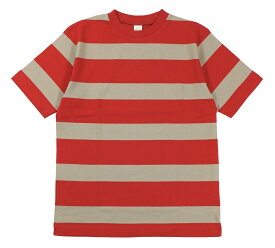 WAREHOUSE & CO. ["Lot 4089 半袖3×2インチボーダーT" レッド/グレー size.S,M,L,XL]