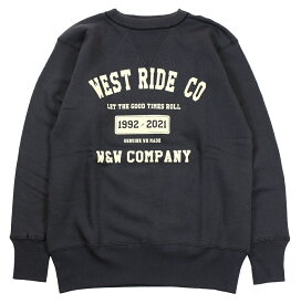 WESTRIDE [-WAREHOUSE SWEAT-01 WR 30th LIMITED- BLK size.38,40,42,44,46]