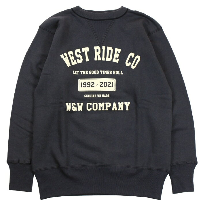 楽天市場】WESTRIDE [-WAREHOUSE SWEAT-01 WR 30th LIMITED- BLK size 