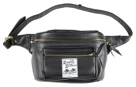 Langlitz Leathers [-Outside Pocket Waist Bag- BLACK]