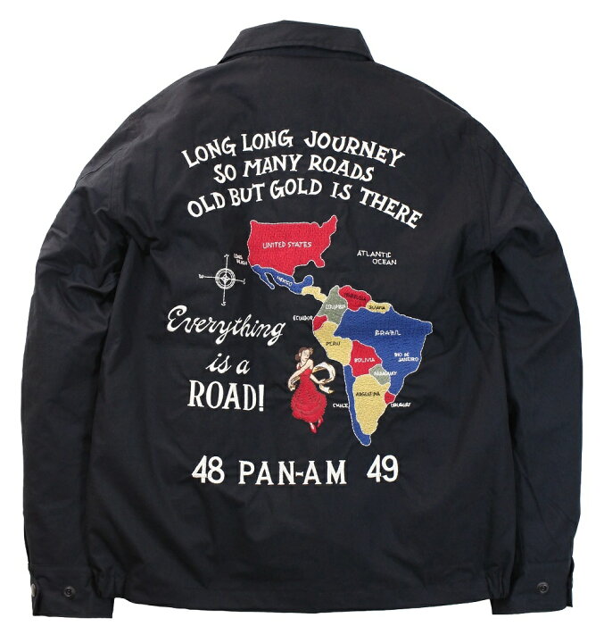 楽天市場】WESTRIDE [-PAN-AM JACKET- BLK size.34,36,38,40,42,44 