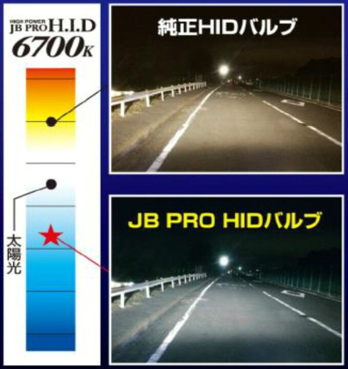 楽天市場】トラック用 HIDバルブ 6700K D2R型/D2S型共用 12V/24V共用 