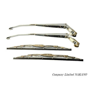 軽トラ用 メッキ ワイパーセット ダイハツ ハイゼットS500系(H26/9〜R3/12以降も一部適合)