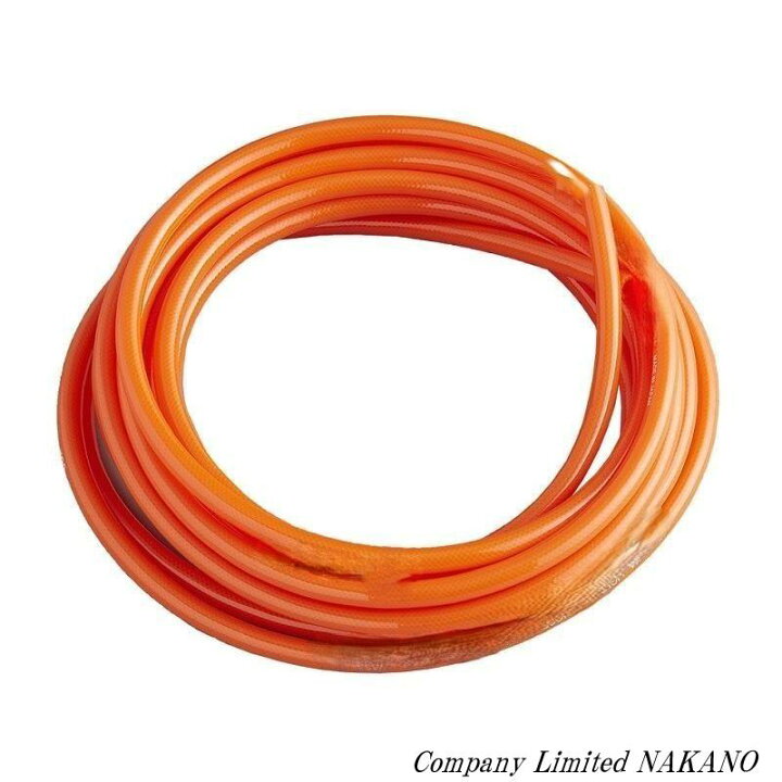 楽天市場】トラック用 ウレタン エアーホース/エアコン水抜きホース オレンジ色ウレタンジェットホース5φx9φx15m