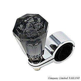 トラック用 ハンドルスピンナー ダイヤカット泡 スモーク PR-149N