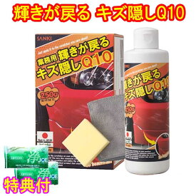 業務用　輝きが戻る キズ隠しQ10 250g 【洗剤JOE30g×2個特典付】　TV通販紹介商品　コンパウンド　三喜工業　車の傷が消える クリーム　倍