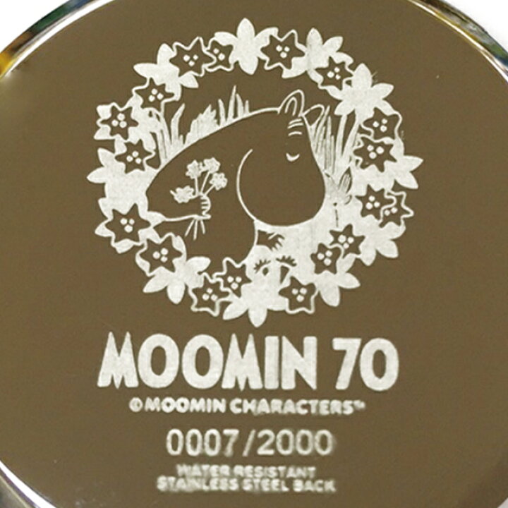 楽天市場】ムーミン生誕70周年記念 ダイヤ＆スワロフスキー時計 