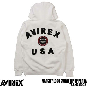 AVIREX ABbNX ArbNX  p[J[ WbvAbv 6123467 783-3931009 783-4931002 o[VeB S XEFbg WbvAbvt[fB Y