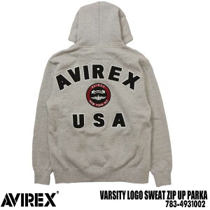 AVIREX ABbNX ArbNX  p[J[ WbvAbv 6123467 783-3931009 783-4931002 o[VeB S XEFbg WbvAbvt[fB Y