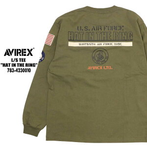AVIREX ABbNX ArbNX  TVc 783-4230010 vg N[lbN ~^[ Y gbvX USAF HAT IN THE RING T