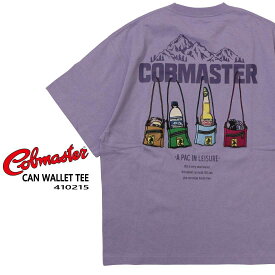 COBMASTER コブマスター 半袖 Tシャツ 410215 CAN WALLET TEE カン ウォレット Tシャツ 刺繍 ブランドロゴ メンズ クルーネック