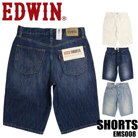 EDWIN エドウィン ショート パンツ BASIC EMS008 ショーツ デニム パンツ ツイル ジーンズ ズボン メンズ カジュアル アメカジ